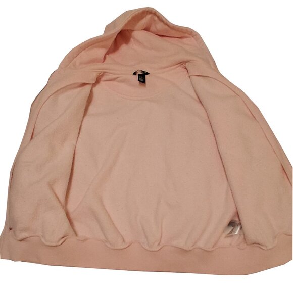 Women's H & M Pink Zip Up Hoodie, with Copper Details, Small - Picture 5 of 12